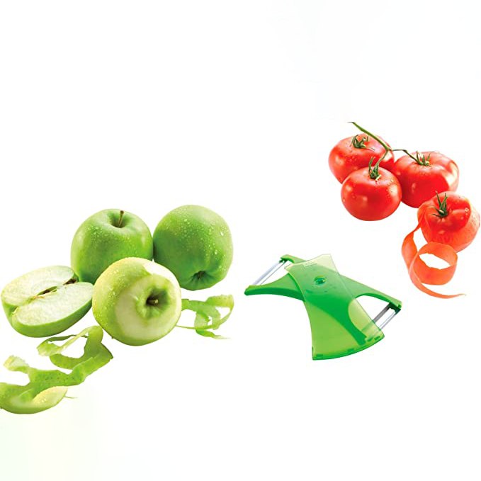 قشارة 2 في 1 للبطاطس والخضروات والفواكه بشفرات حاده غير قابلة للصدأ