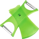 قشارة 2 في 1 للبطاطس والخضروات والفواكه بشفرات حاده غير قابلة للصدأ