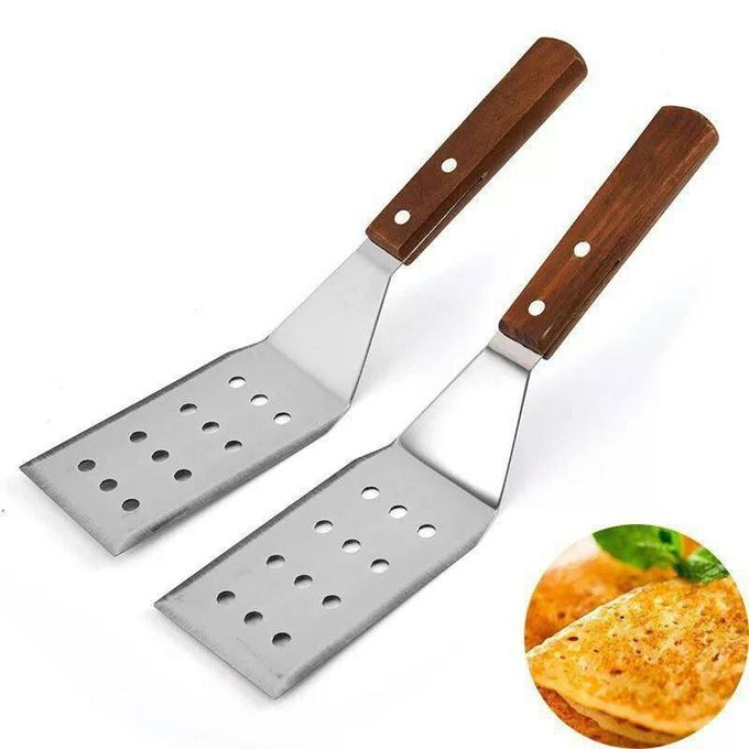 ملعقة مسطحة للشوي شيل وحمل الطعام والبيتزا من الاستانلس