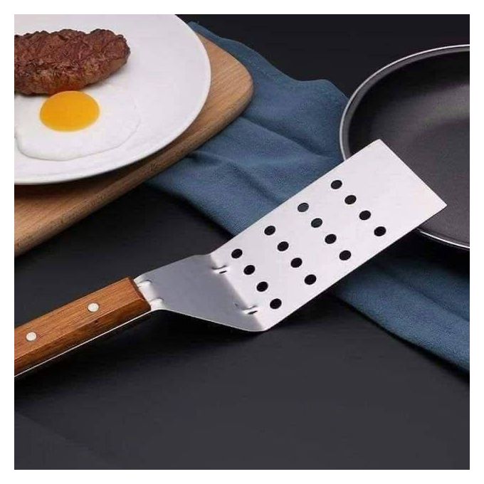 ملعقة مسطحة للشوي شيل وحمل الطعام والبيتزا من الاستانلس