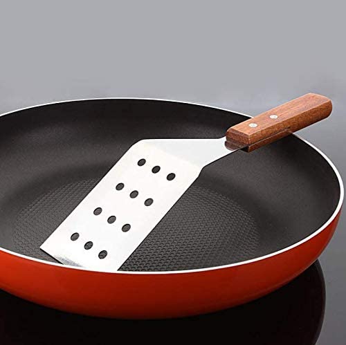 ملعقة مسطحة للشوي شيل وحمل الطعام والبيتزا من الاستانلس