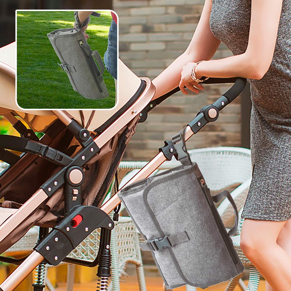 شنطة رحلات البيبي لحفظ المستلزمات و مفرش لتغيير البامبرز