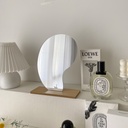 مرايا بقاعدة خشب