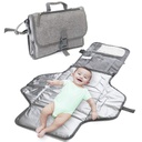 شنطة رحلات البيبي لحفظ المستلزمات و مفرش لتغيير البامبرز