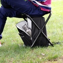 شنطة وكرسي قابلة للطي 2 في 1 للتخييم والصيد والبحر