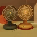 مروحة مكتب ميني تدور 180 درجة للتحكم في زاوية الهواء ب 3 سرعات مختلفة