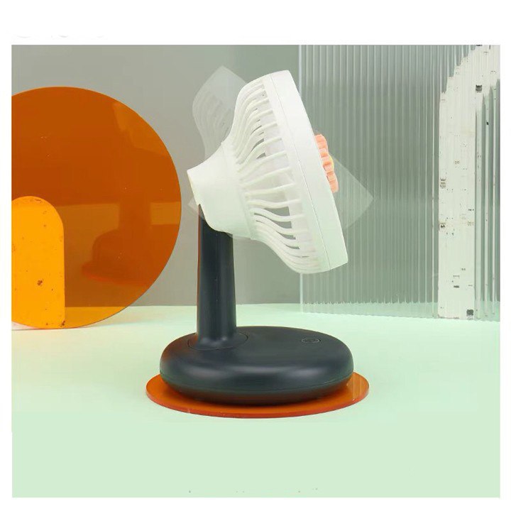 مروحة مكتب ميني تدور 180 درجة للتحكم في زاوية الهواء ب 3 سرعات مختلفة