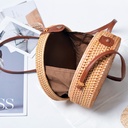 شنطة خوص كروس دائرية للبحر والخروج باشكال مختلفة