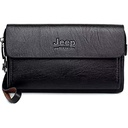 شنطة يد رجالي برقم سري للحماية من سرقه المتعلقات من الجلد الصناعي