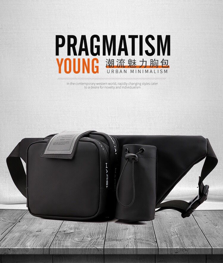 شنطة كروس رجالي وتربروف ب 4 جيوب واسعة لحمل جميع المتعلقات