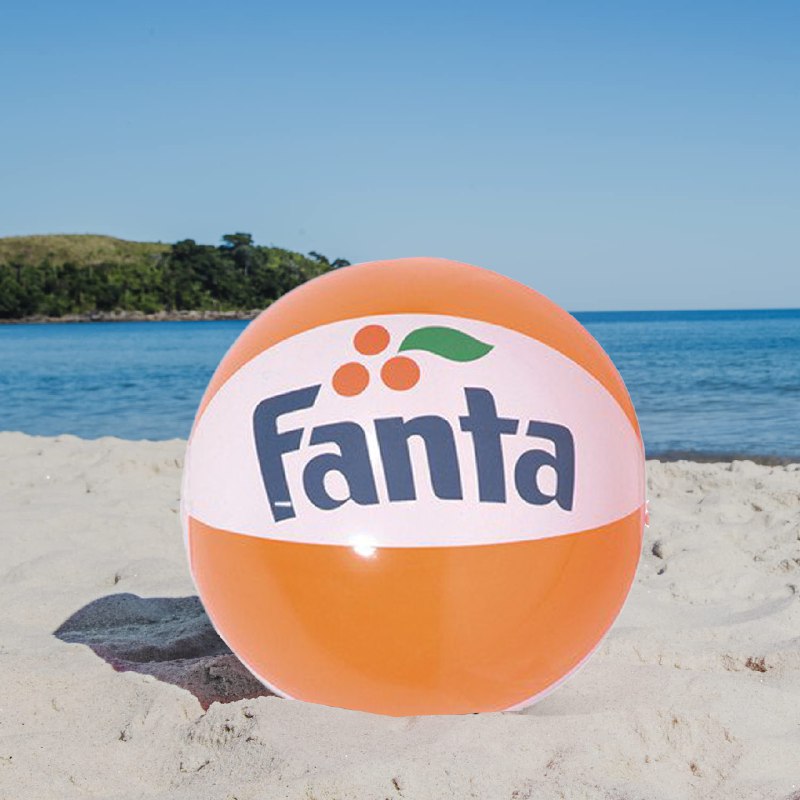 كرات شاطئ بأشكال مشروبك المفضل للعب والاستمتاع مع الاصحاب والاهل