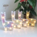 مصباح ليلي لغرف الأطفال بإضاءه ليد علي شكل لاما