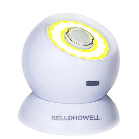 كشاف سينسور حركة 2 قطعة دوار تعديل الزاوية بقاعدة للثبات علي الاسطح او اللصق علي الحوائط