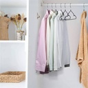 طقم شماعات معدن 10 قطع لتعليق الملابس والحفاظ عليها