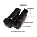 منظم كونسول السياره بحامل اكواب مع منفذين يو اس بي لشحن الهواتف