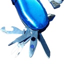 مصباح ليد وسويس نايف وسكين ومفك وفتاحة وكاسر زجاج طوارئ