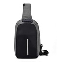 شنطة كتف رجالي برقم سري للحماية من السرقه ووصلة يو اس بي وتربروف