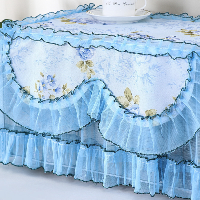 غطاء ميكرويف دانتيل لمنع تكون الاتربة بالوان مختلفة