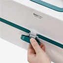 صندوق منظم وحامل للبراهات والملابس الداخلية محكم الغلق لمنع وصول التراب