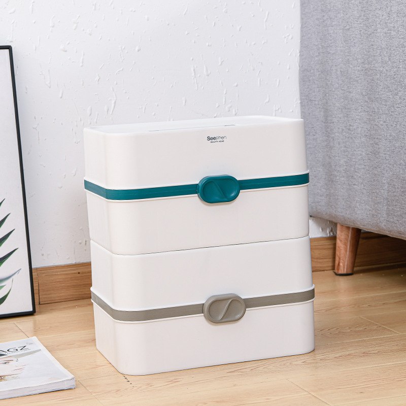 صندوق منظم وحامل للبراهات والملابس الداخلية محكم الغلق لمنع وصول التراب