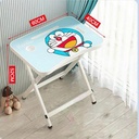 ترابيزة مرتفعة قابلة للطي للدراسة والعمل والرسم بحامل لكوب وحامل للهاتف او الأي باد