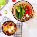 حلة طعام بايركس بغطاء ويد لسهولة الحمل