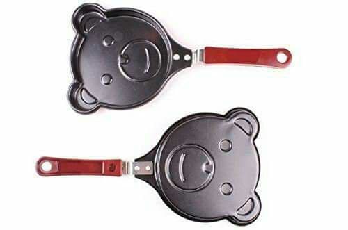 طاسة على شكل دبدوب لعمل البان كيك والبيض للأطفال