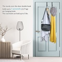 شماعة الابواب الخلفية 4 هوك لتعليق الملابس والشنط
