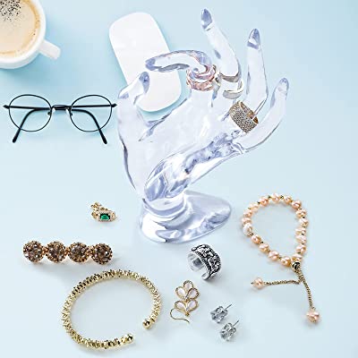 منظم حامل للخواتم اكليريك شيك علي شكل يد