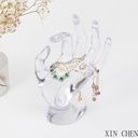 منظم حامل للخواتم اكليريك شيك علي شكل يد