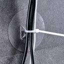 هوك تثبيت الأثاث وتعليق مستلزمات المنزل ذاتي اللصق بدون تخريم