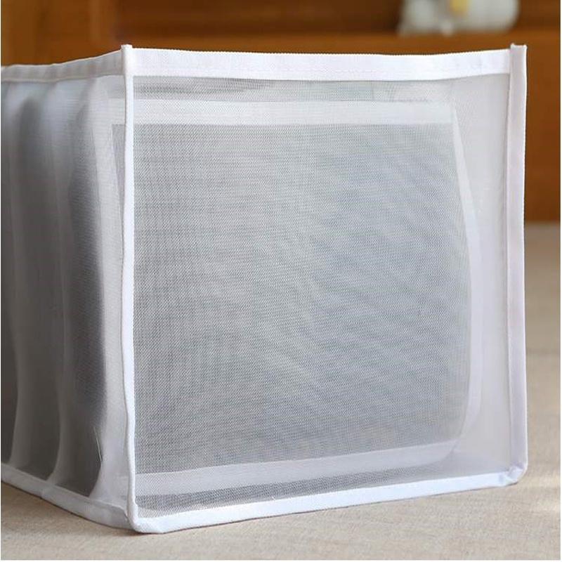 منظم ملابس وبناطيل شفاف وعملي سهل الغسيل لترتيب الدولاب والأدراج