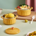 حلة النودلز وحفظ الطعام من الإستانليس والبلاستيك بتصميم جميل