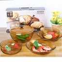 طقم ثلاجة عسلى 5 قطع 606