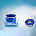 جردل قابل للطي للحمام وغسيل السيارات متعدد الأستخدام 11 لتر