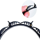 طوق شعر مع توك صغيرة لتحديد خصل الشعر وعمل الضفاير والراستا واستايلنج بسهولة