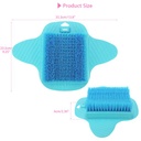 فرشة تنظيف وتقشير القدم وإزالة الجلد الميت بسهولة في المنزل كالمحترفين