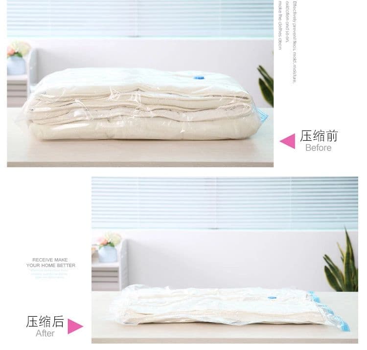 كيس تخزين الملابس والمفروشات الفاكيوم المعطر