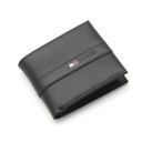 محفظة رجالي جلد ثنائية الطي مقسمة من الداخل لتناسب الفلوس والبطاقات