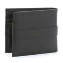محفظة رجالي جلد ثنائية الطي مقسمة من الداخل لتناسب الفلوس والبطاقات