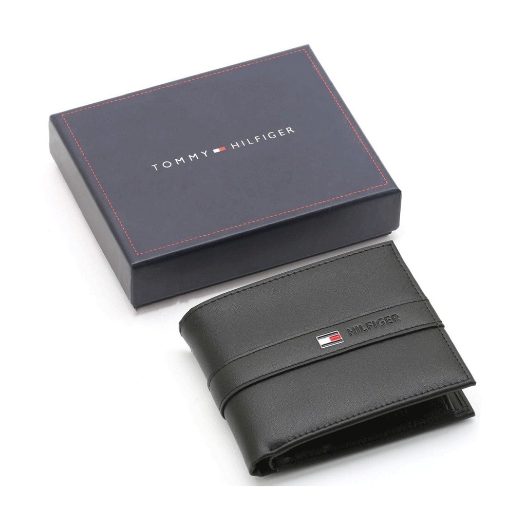 محفظة رجالي جلد ثنائية الطي مقسمة من الداخل لتناسب الفلوس والبطاقات