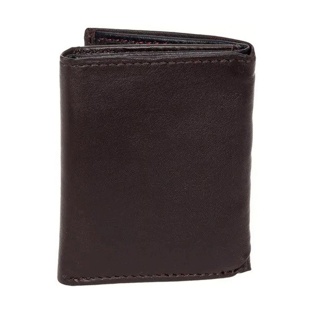 محفظة رجالي انيقة ثلاثية الطي جلد صناعي اسود تناسب كل الاذواق