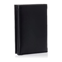 محفظة رجالي انيقة ثلاثية الطي جلد صناعي اسود تناسب كل الاذواق