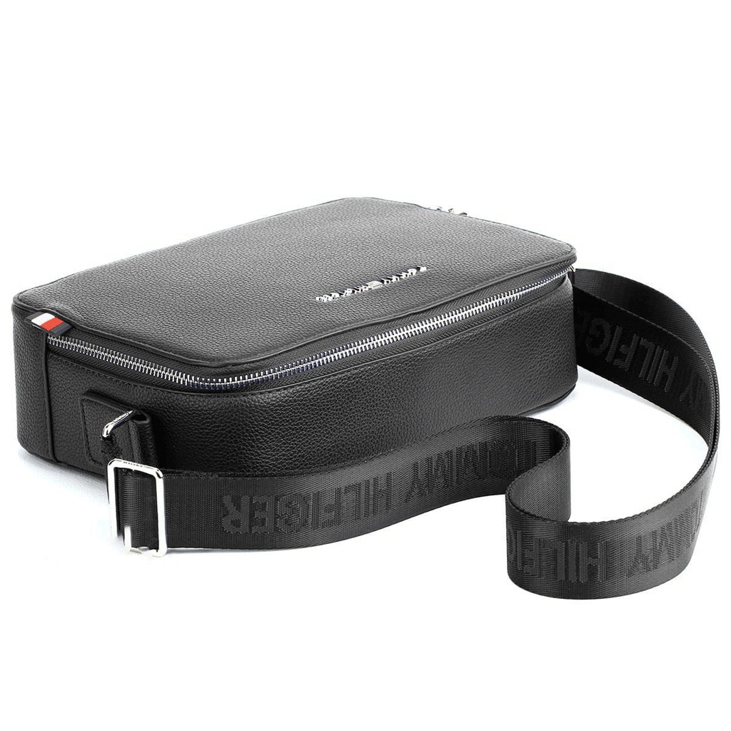 شنطة كروس رجالي جلد بسوستة متينه للحفاظ علي المتعلقات الشخصية