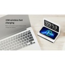 شاحن وايرلس سريع ومنبه وساعة في جهاز واحد 15 وات