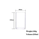 برطمان توابل مربع 250 ملي