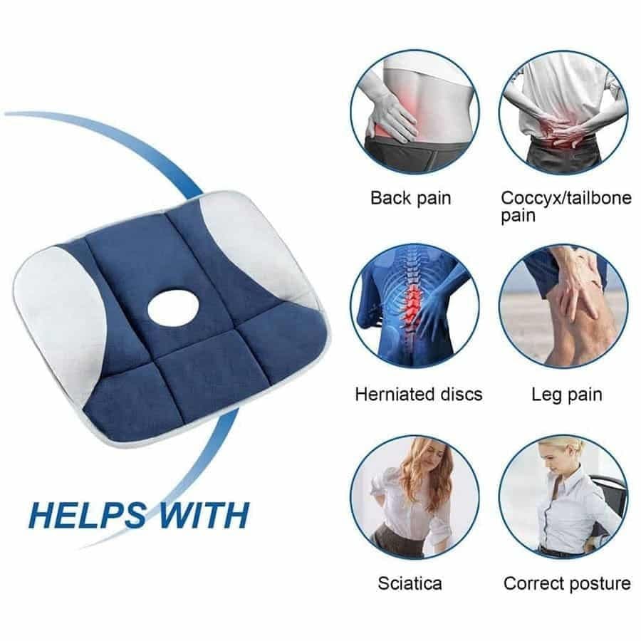 قاعدة الجلوس بيور بوستشر لتصحيح وضع الجلوس وراحة الظهر والعضلات