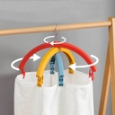 الشماعة الذكية الدوارة لتنظيم التيشرتات والملابس وربطات العنق وتوفير المساحة