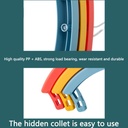 الشماعة الذكية الدوارة لتنظيم التيشرتات والملابس وربطات العنق وتوفير المساحة