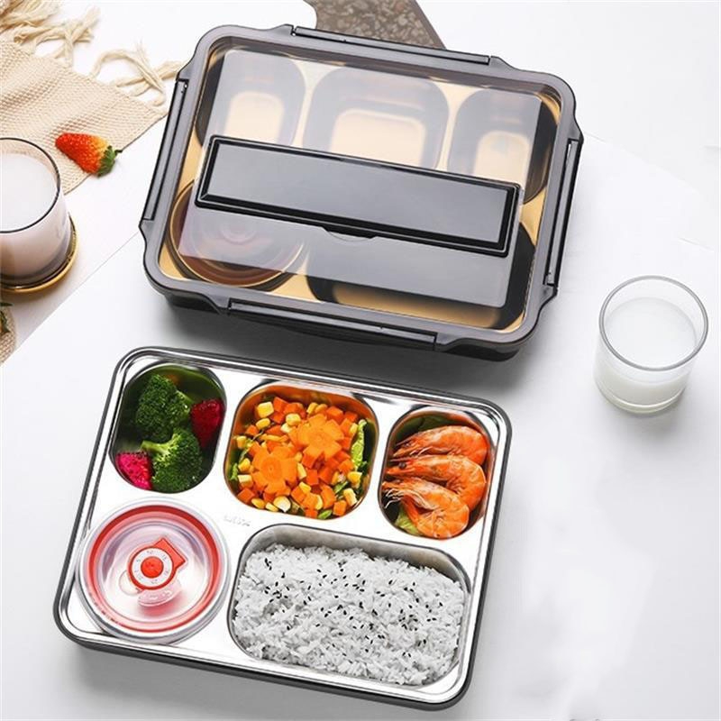 لانش بوكس استيل 5 عين